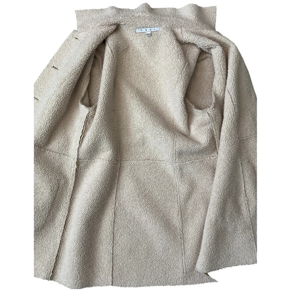 ✨ Winter-Ready Chic — Cabi Faux Suede Shearling Jacket Camel Tan XS Style 932 ✨ - Picture 11 of 13
